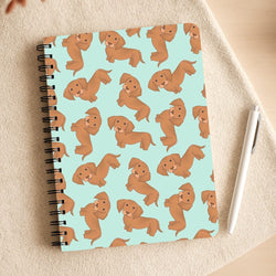 Sausage Dog Pattern Notepad