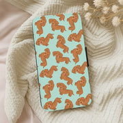 Sausage Dog Pattern Flip Wallet Phone Case 5
