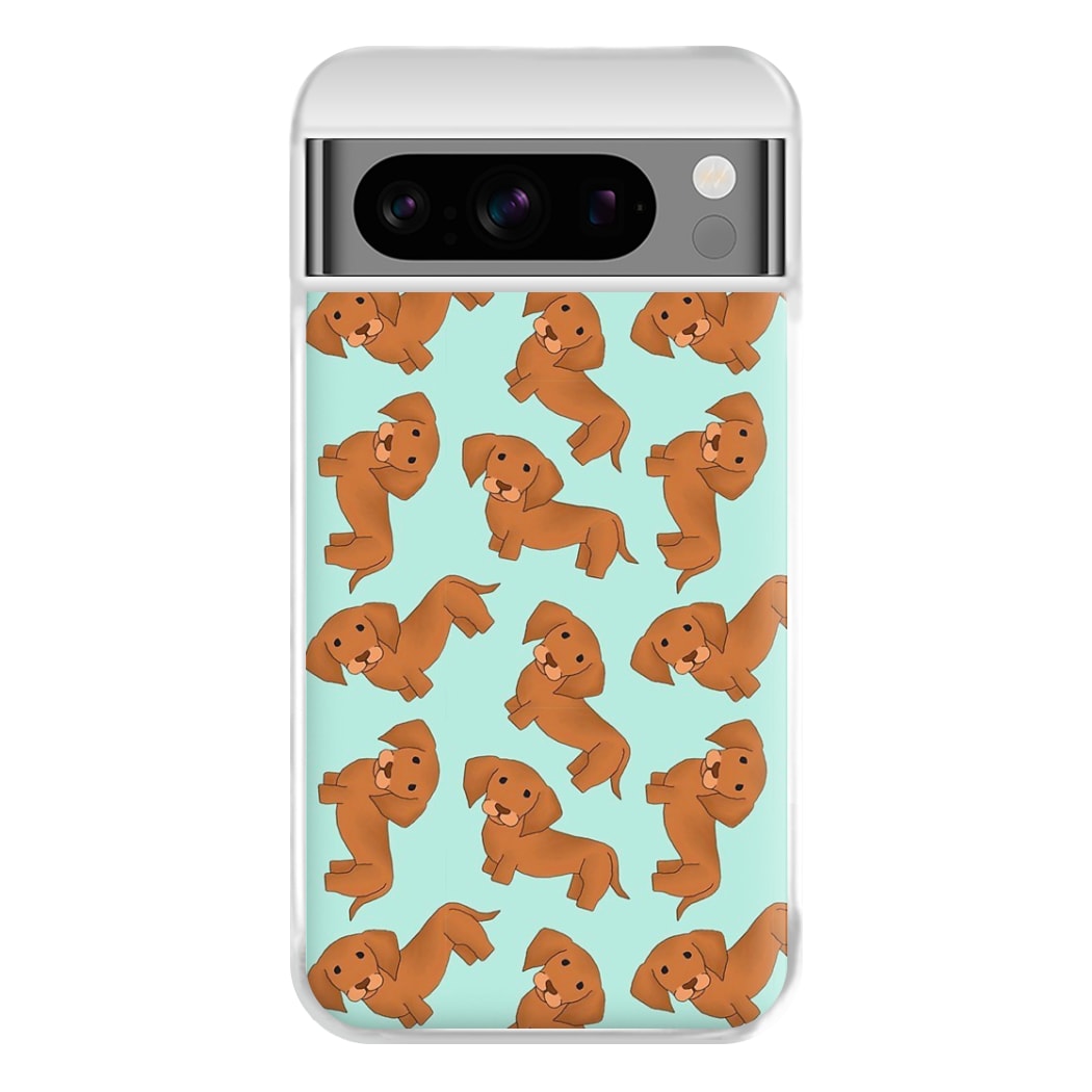 Sausage Dog Pattern Phone Case for Google Pixel 8 Pro