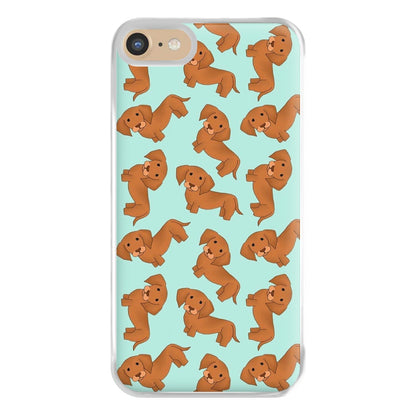 Sausage Dog Pattern Phone Case for iPhone 6 / 7 / 8 / SE