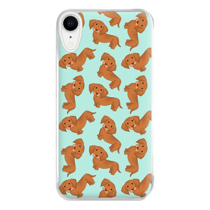 Sausage Dog Pattern Phone Case for iPhone XR