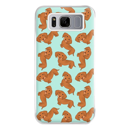 Sausage Dog Pattern Phone Case for Galaxy S8 Plus