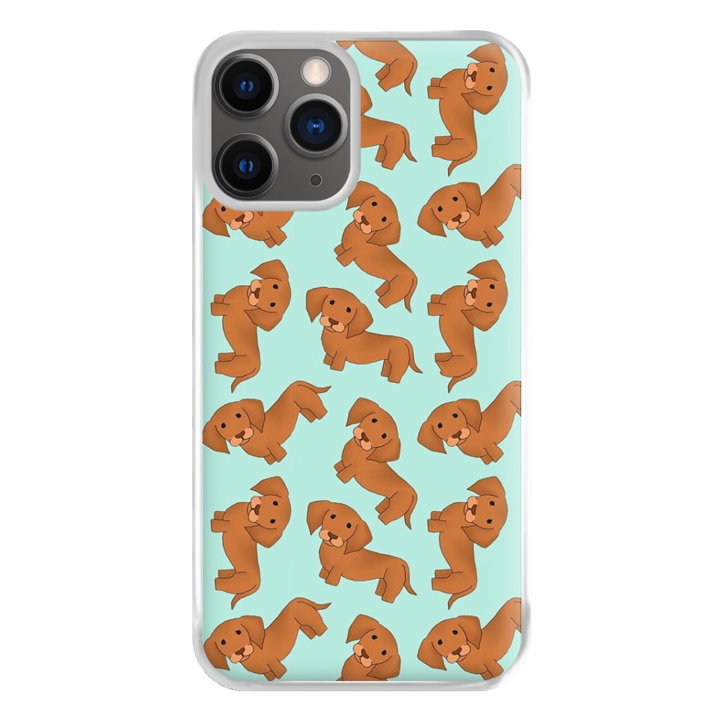 Sausage Dog Pattern Phone Case for iPhone 12 Pro Max