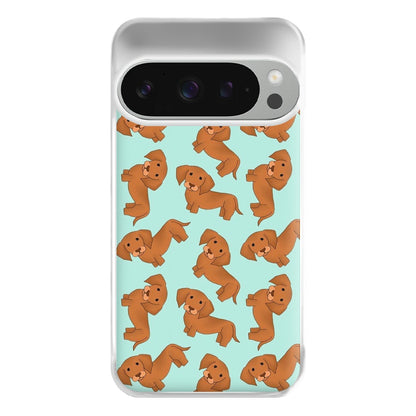 Sausage Dog Pattern Phone Case for Google Pixel 9 Pro XL