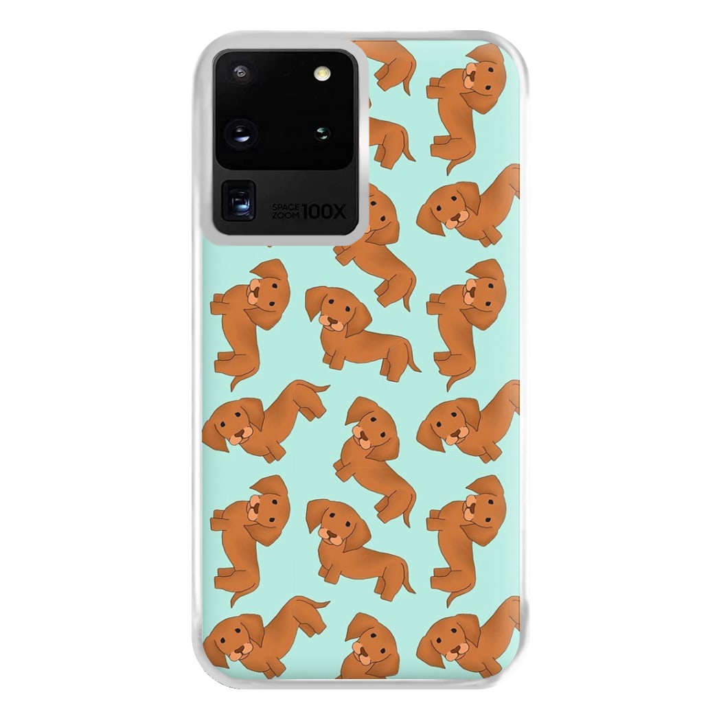 Sausage Dog Pattern Phone Case for Galaxy S20 Ultra