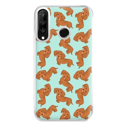 Sausage Dog Pattern Phone Case for Huawei P30 Lite