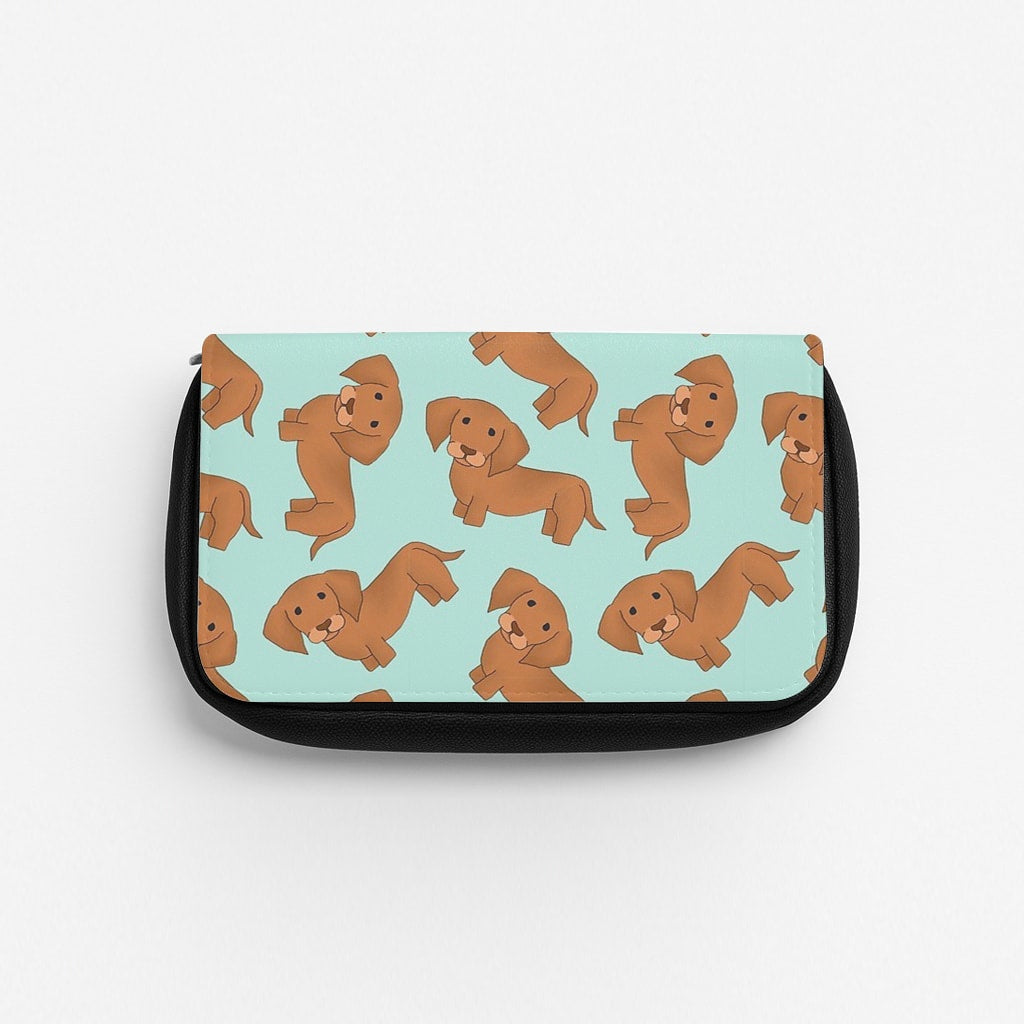 Sausage Dog Pattern Pencil Case