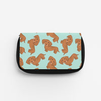 Sausage Dog Pattern Pencil Case