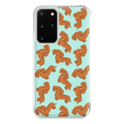 Sausage Dog Pattern Phone Case for Galaxy S20 Plus