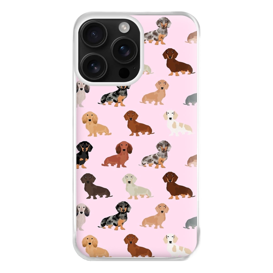 Dachshund Breed Pattern Phone Case