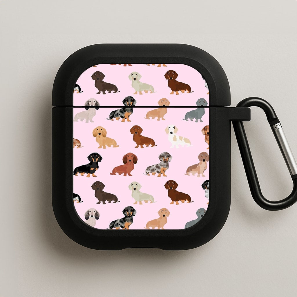 Dachshund Breed Pattern AirPods Case
