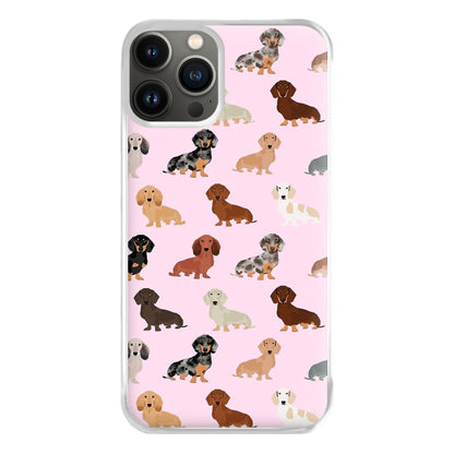 Dachshund Breed Pattern Phone Case for iPhone 11 Pro Max