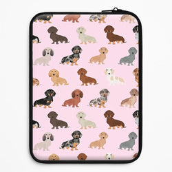Dachshund Breed Pattern Universal Laptop Sleeve