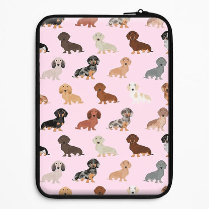 Dachshund Breed Pattern Universal Laptop Sleeve