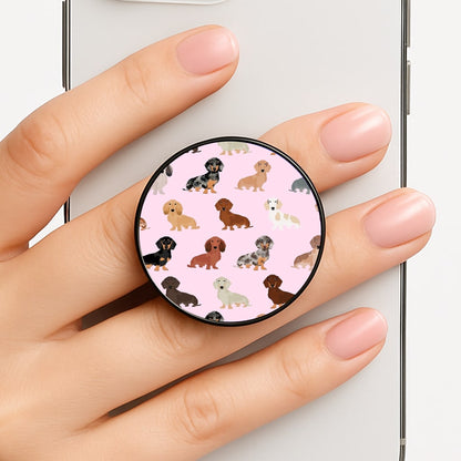 Dachshund Breed Pattern Phone Grip
