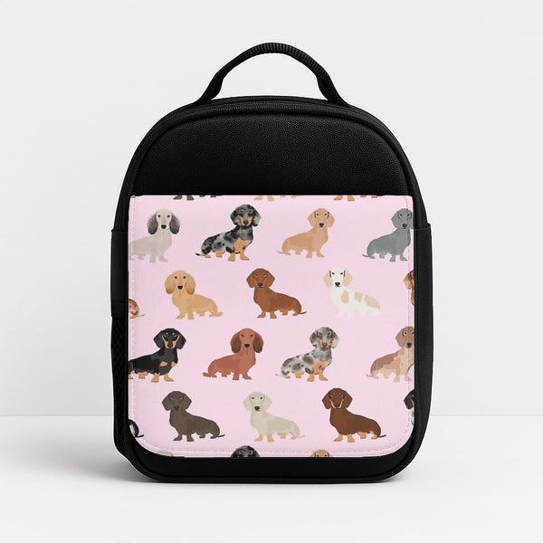 Dachshund Breed Pattern Insulated Lunchbox