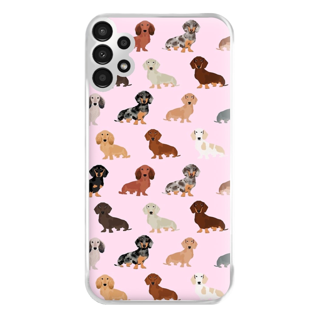 Dachshund Breed Pattern Phone Case for Galaxy A13