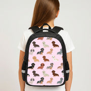 Dachshund Breed Pattern Backpack 4