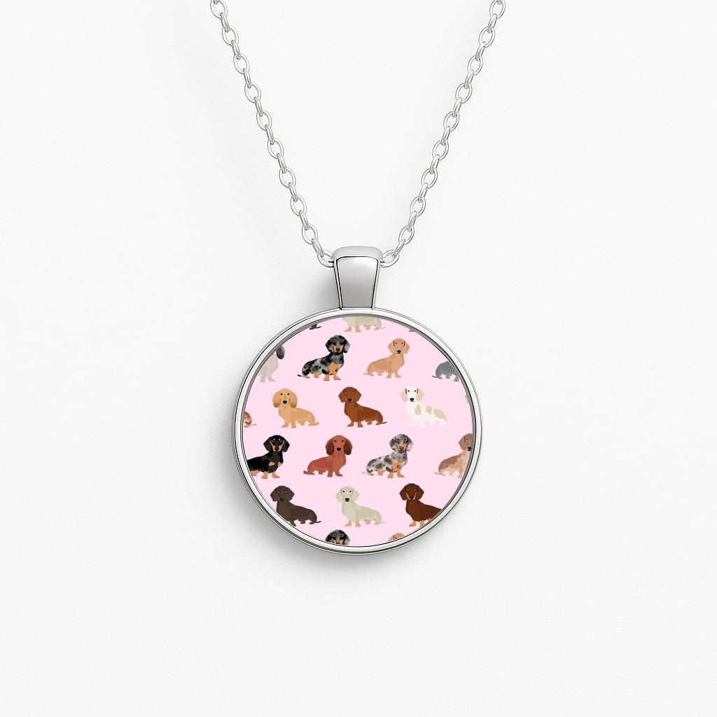 Dachshund Breed Pattern Necklace