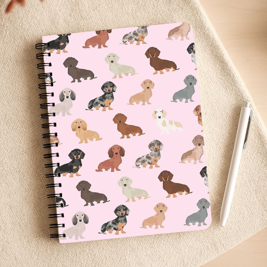 Dachshund Breed Pattern Notepad