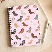Dachshund Breed Pattern Notebook 3