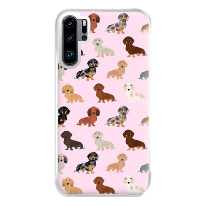 Dachshund Breed Pattern Phone Case for Huawei P30 Pro