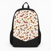 Autumn Sweater Dachshunds Backpack 1