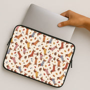 Autumn Sweater Dachshunds Laptop Sleeve 2