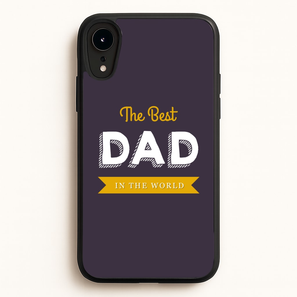 Best Dad In The World  - Christmas Phone Case for iPhone XR