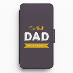 Best Dad In The World Flip / Wallet Phone Case