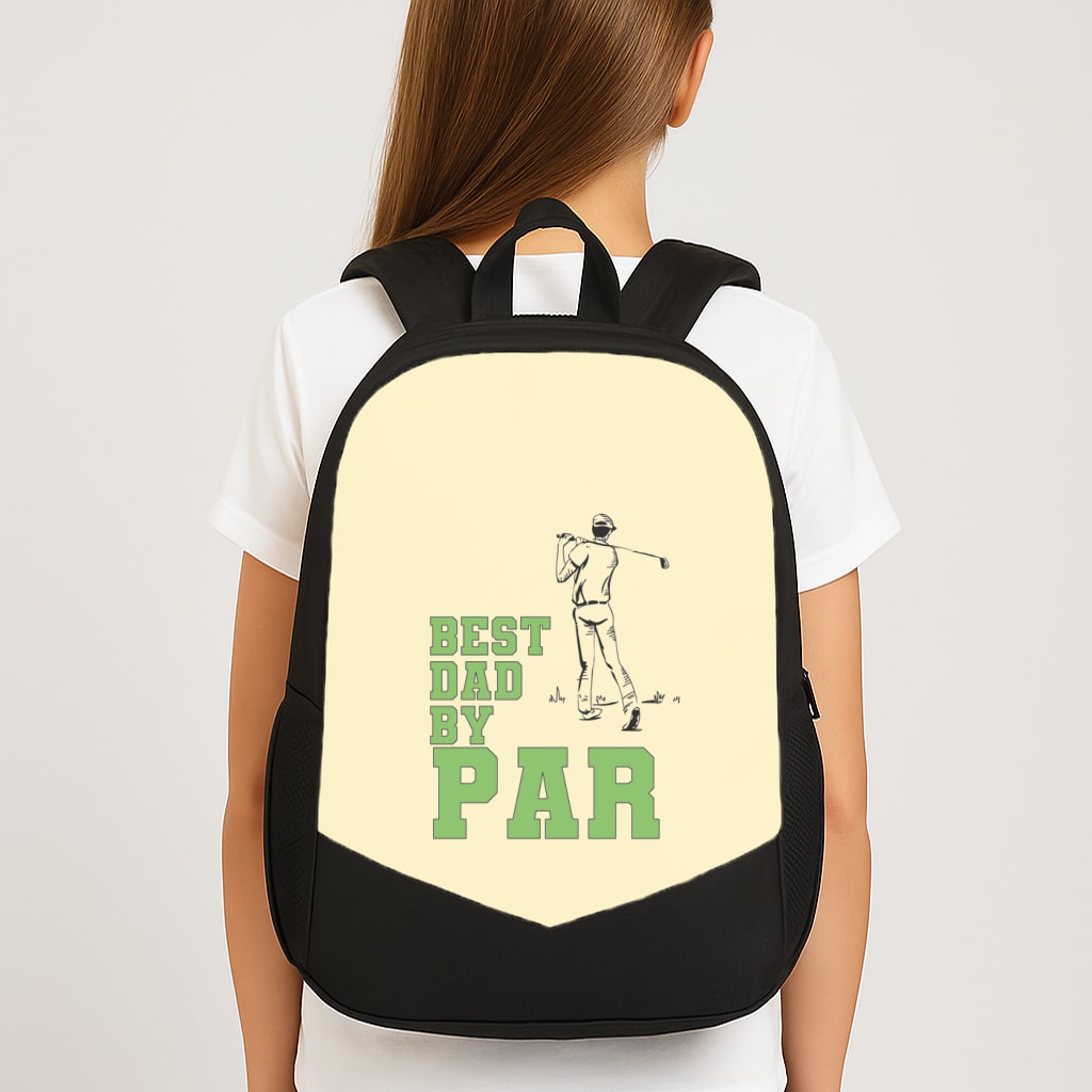 Best Dad By Par - Fathers Day Backpack