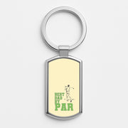 Best Dad By Par - Fathers Day Luxury Keyring 1