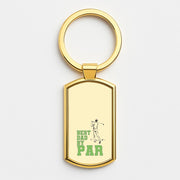 Best Dad By Par - Fathers Day Luxury Keyring 3