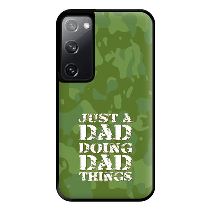 Doing Dad Things - Fathers Day Phone Case for Galaxy S20