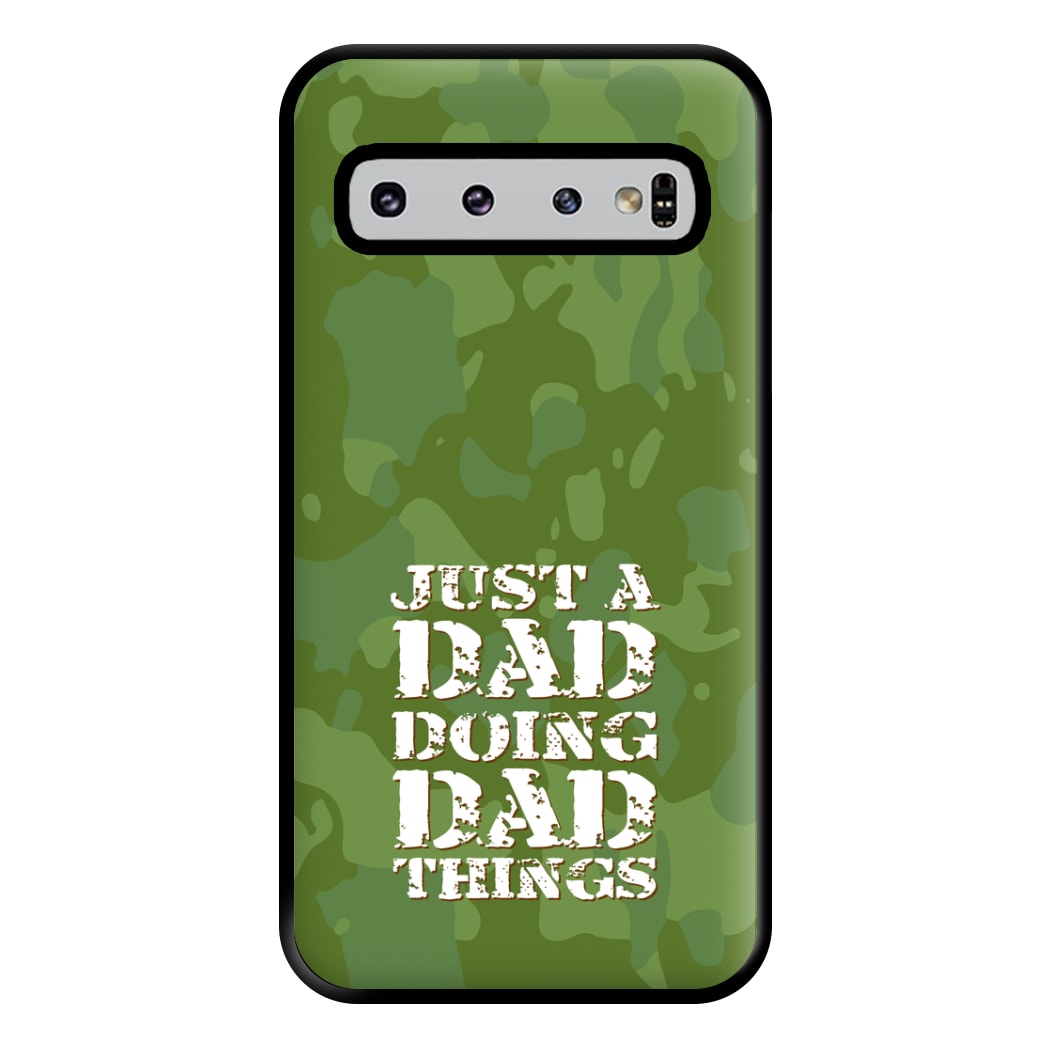 Doing Dad Things - Fathers Day Phone Case for Galaxy S10 Plus