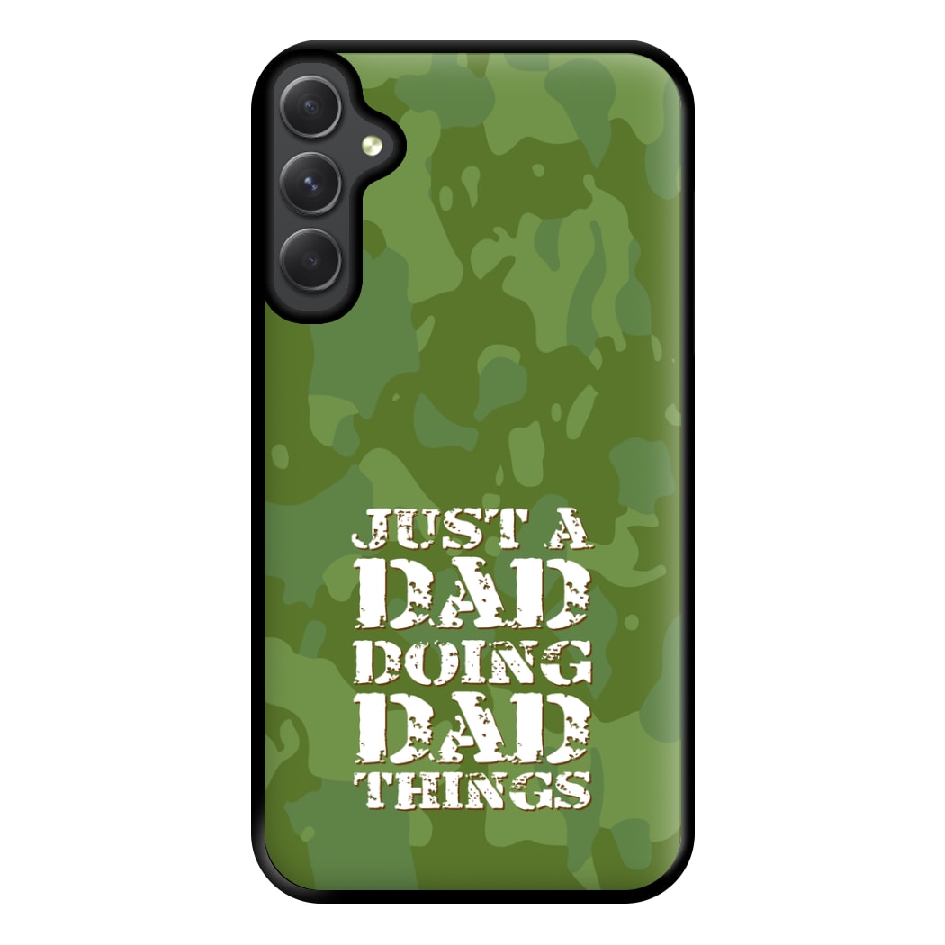 Doing Dad Things - Fathers Day Phone Case for Galaxy A14