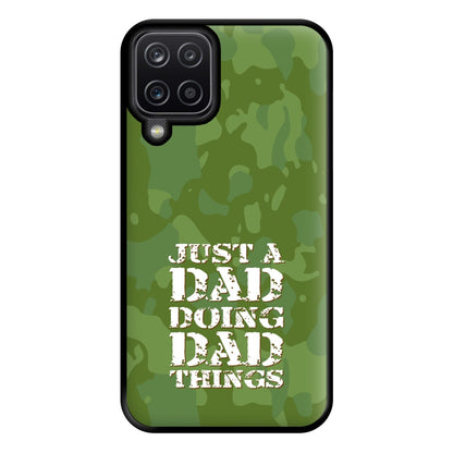 Doing Dad Things - Fathers Day Phone Case for Galaxy A12