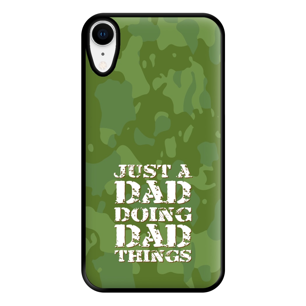 Doing Dad Things - Fathers Day Phone Case for iPhone XR