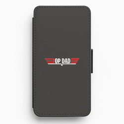 Top Dad- Fathers Day Flip / Wallet Phone Case