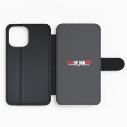 Top Dad- Fathers Day Flip Phone Case