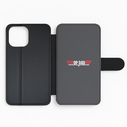 Top Dad- Fathers Day Flip Phone Case