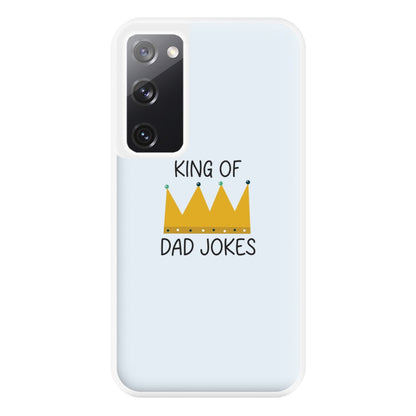 King Of Dad Jokes - Fathers Day Phone Case for Galaxy S20FE