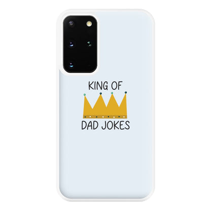 King Of Dad Jokes - Fathers Day Phone Case for Galaxy S20 Plus