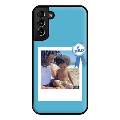 Number 1 Dad - Personalised Father's Day Phone Case for Galaxy S21 Plus