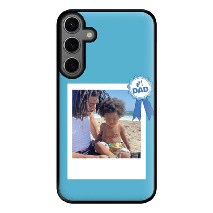 Number 1 Dad - Personalised Father's Day Phone Case for Galaxy S23FE