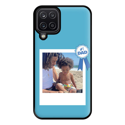 Number 1 Dad - Personalised Father's Day Phone Case for Galaxy A12