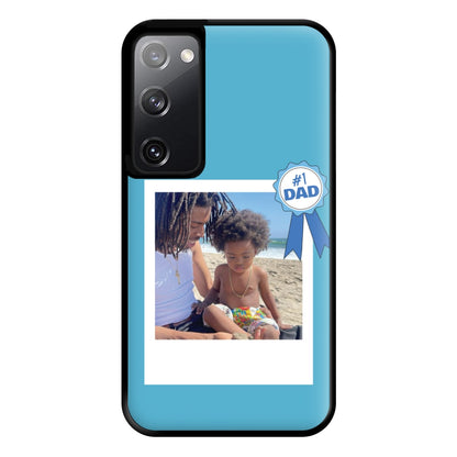 Number 1 Dad - Personalised Father's Day Phone Case for Galaxy S20