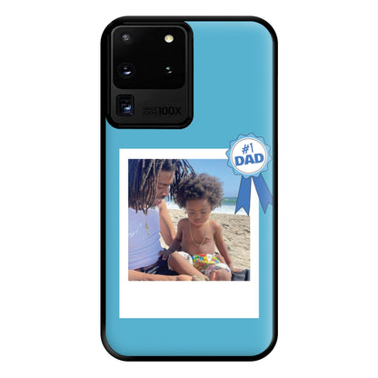 Number 1 Dad - Personalised Father's Day Phone Case for Galaxy S20 Ultra