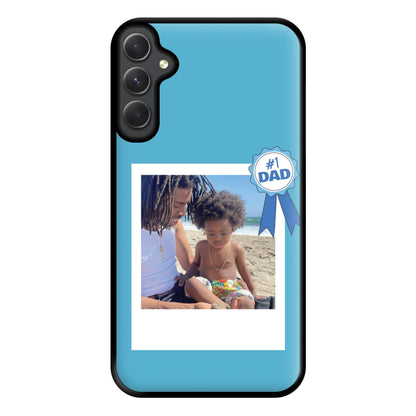 Number 1 Dad - Personalised Father's Day Phone Case for Galaxy A14