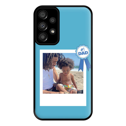 Number 1 Dad - Personalised Father's Day Phone Case for Galaxy A33